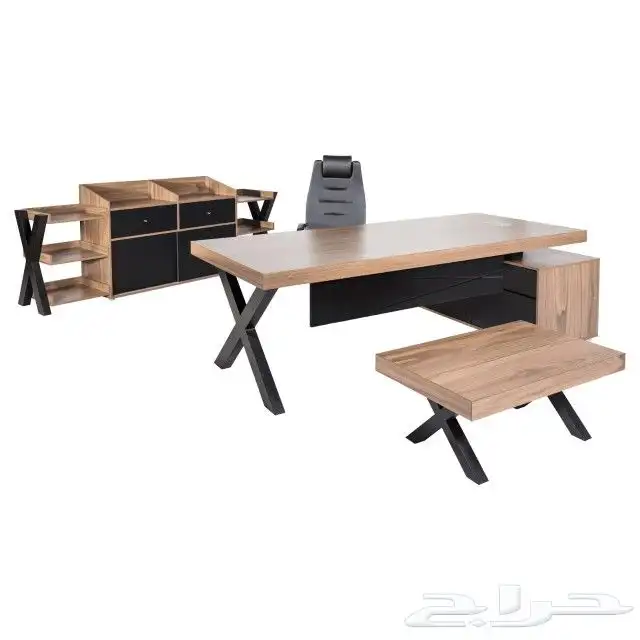 مكتب مدير إدارة طقم عصرية فخم متكاملة اثاث مكتبي مودرن فخم 16