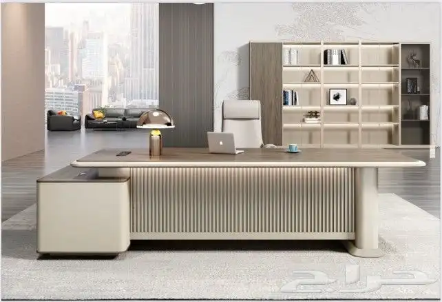 مكتب مدير إدارة طقم عصرية فخم متكاملة اثاث مكتبي مودرن فخم 23