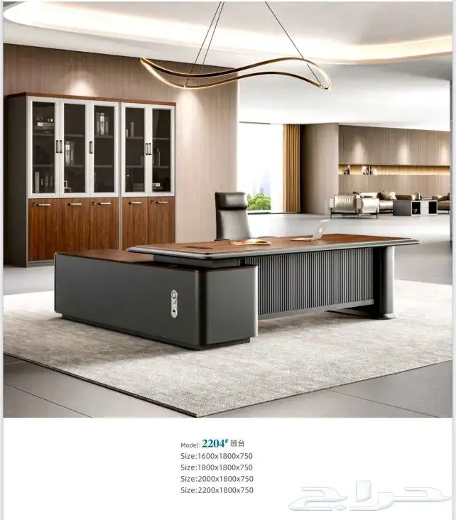 مكتب مدير إدارة طقم عصرية فخم متكاملة اثاث مكتبي مودرن فخم 26