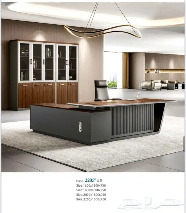 مكتب مدير إدارة طقم عصرية فخم متكاملة اثاث مكتبي مودرن فخم 25