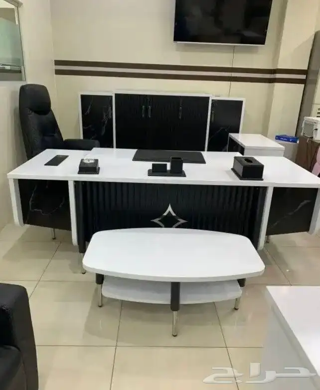 مكتب مدير إدارة طقم عصرية فخم متكاملة اثاث مكتبي مودرن فخم 2