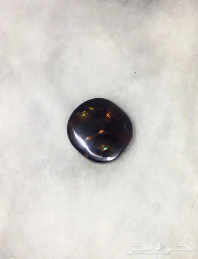 حجر عقيق ناري ماتريكس متوهج فاخر 0