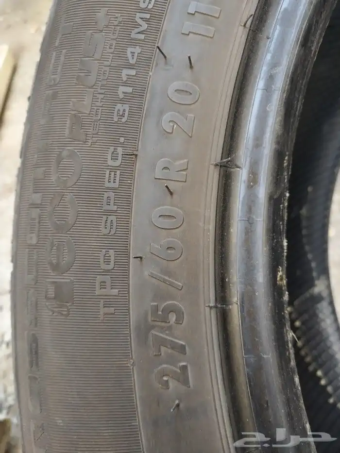 اربع كفرات كنتننتال 275 60 20 6