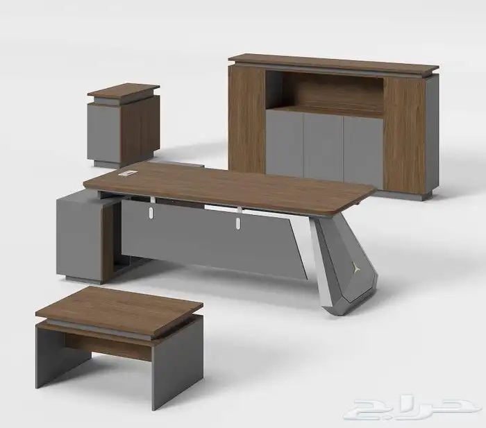 مكتب مدير إدارة طقم عصرية فخم متكاملة اثاث مكتبي مودرن فخم 5
