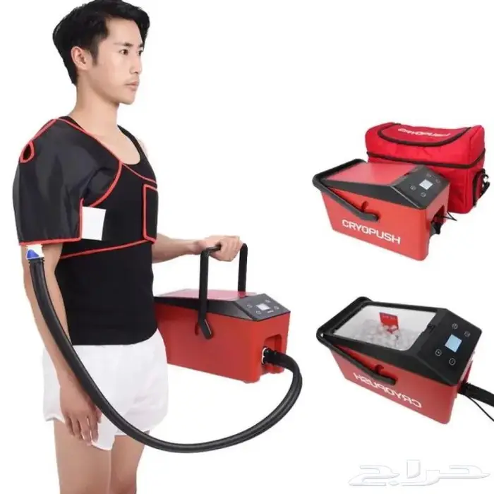 Cryopush device   bag   full leg wrap game ready كريبوش باكج 0