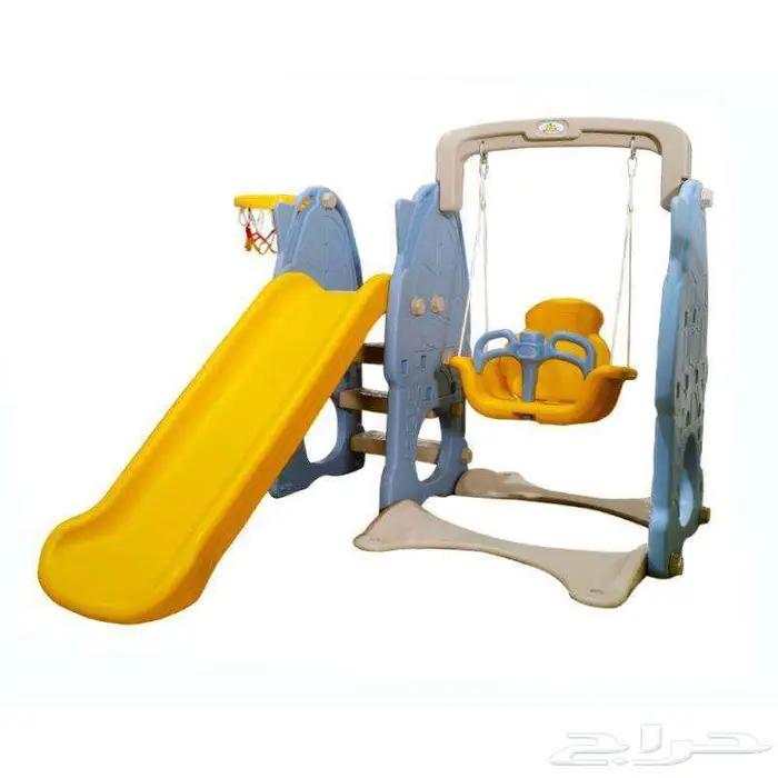 مرجيحة مع زحليقة و كرة سلة 7