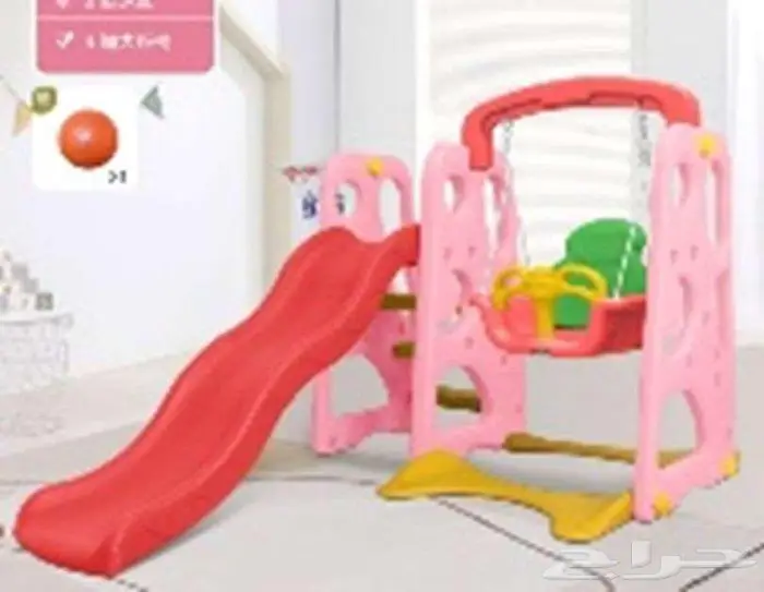 مرجيحة مع زحليقة و كرة سلة 8