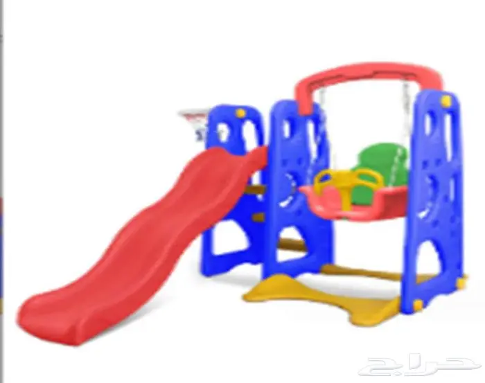 مرجيحة مع زحليقة و كرة سلة 10