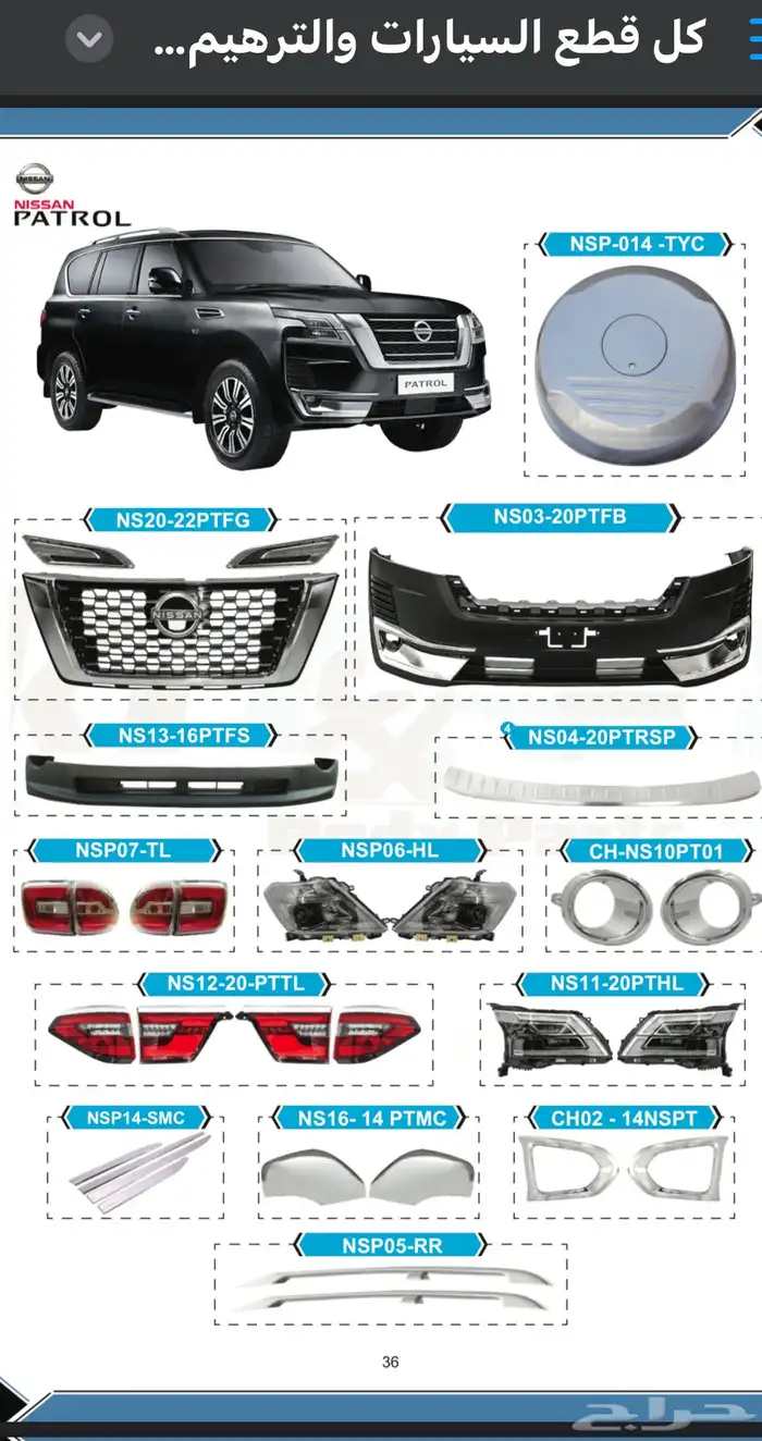 ترهيم باترول الى 2023 بلاتينيوم Nissan Patrol Platin 27