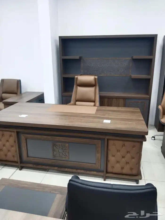 مكتب رايس إدارة طقم مودرن و فخم اثاث المكتبي طاولة اجتماعات 7