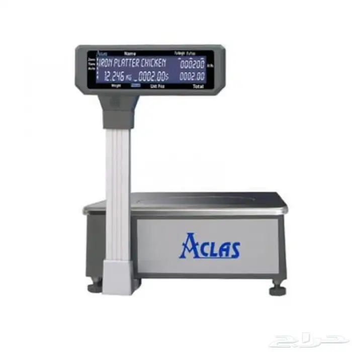 ميزان باركود الكتروني اكلاس 30 كيلو Aclas Barcode Scale 2