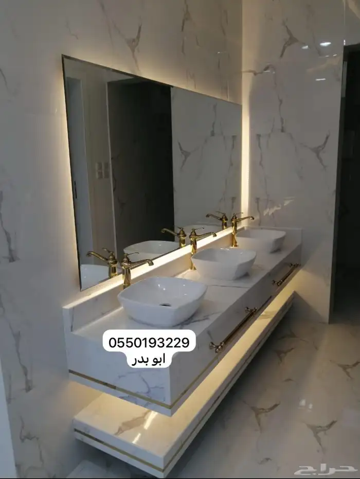 مشبات رخام وبديل رخام مغاسل رخام طبيعي وصناعي 8