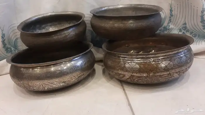 4 قطع تراثية قديمة منقوشة 2