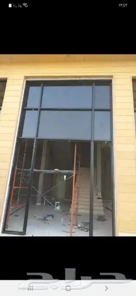 المنيوم زجاج مرايا واجهات زجاج درايش باب المنيوم واجهه زجاج 25