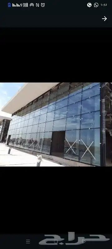 زجاج سكريت لوجهات المحلات 1