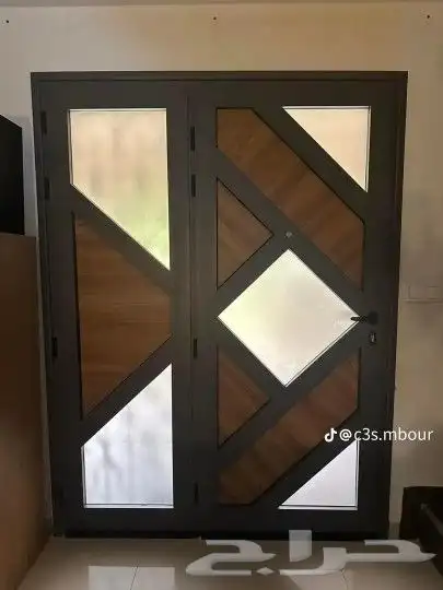 المنيوم زجاج مرايا واجهات زجاج درايش باب المنيوم واجهه زجاج 2