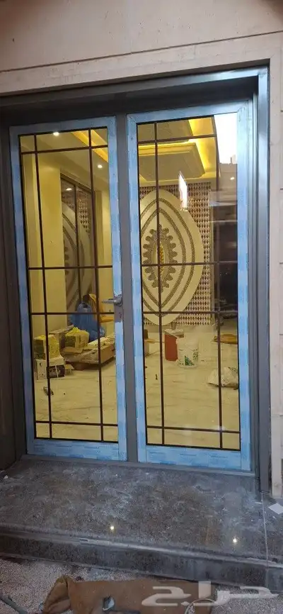باب المنيوم بجميع الالوان 1