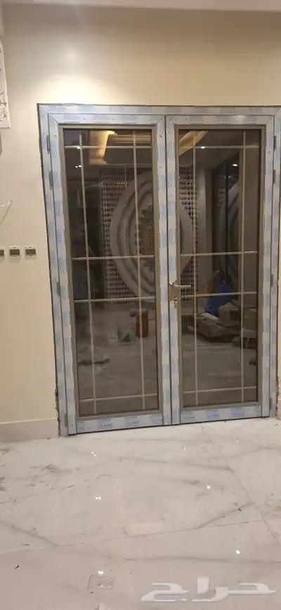 باب المنيوم بجميع الالوان 2