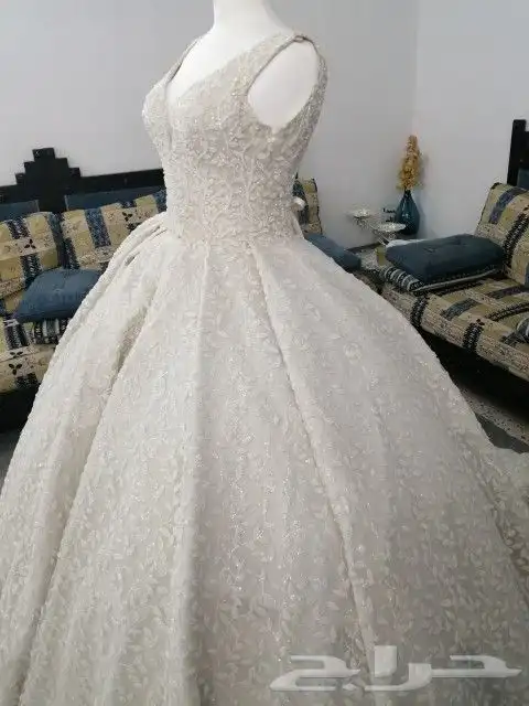 خصومات العيد  فساتين زفة عروس بأسعار مميزة للبيع أو الإيجار 31