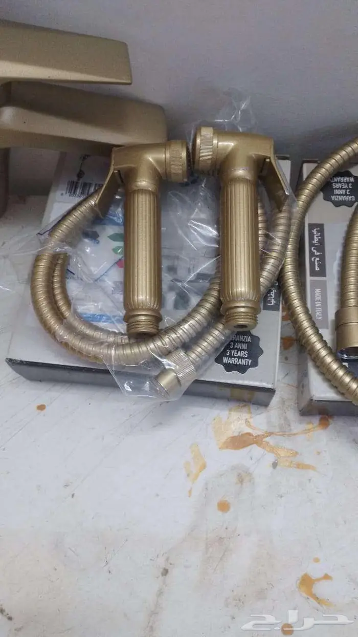 ادوات صحية وسباكة تذهيب وطلاء اسود 29