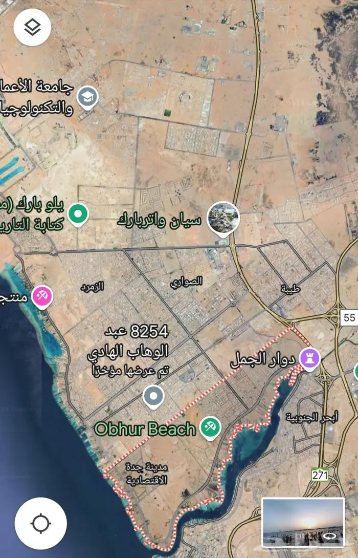 مطلوب اراضي في أحياء ابحر الشمالية 0