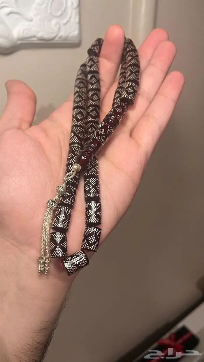 كهرمان احمر طبيعي بالفضة 5