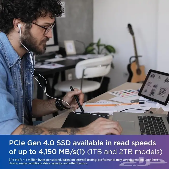 هارد دسك Western Digital 500GB NVMe SSD M.2 2280 3