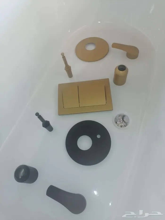 ادوات صحية وسباكة تذهيب وطلاء اسود 32