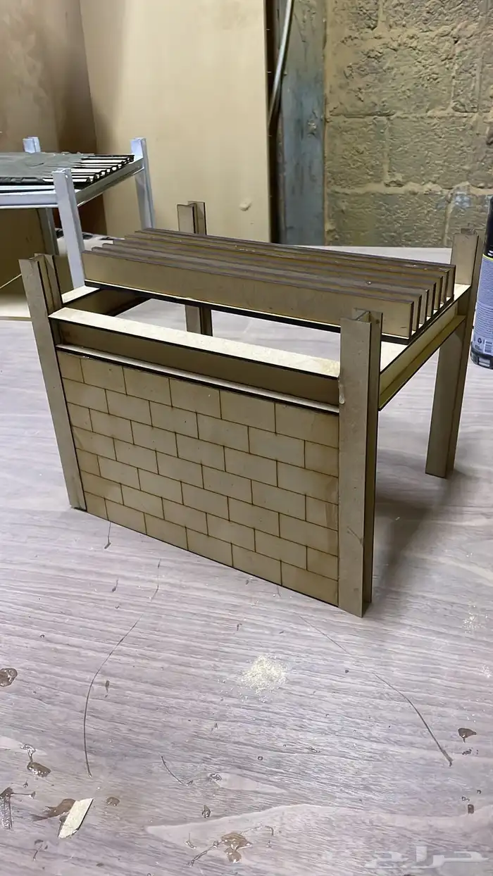 مجسمات معمارية خشبية بتقنية الليزر 3