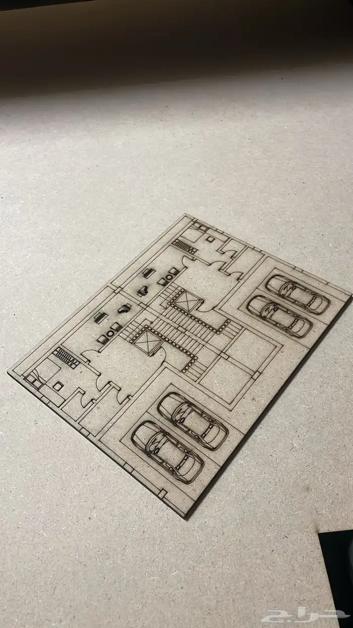 مجسمات معمارية خشبية بتقنية الليزر 8
