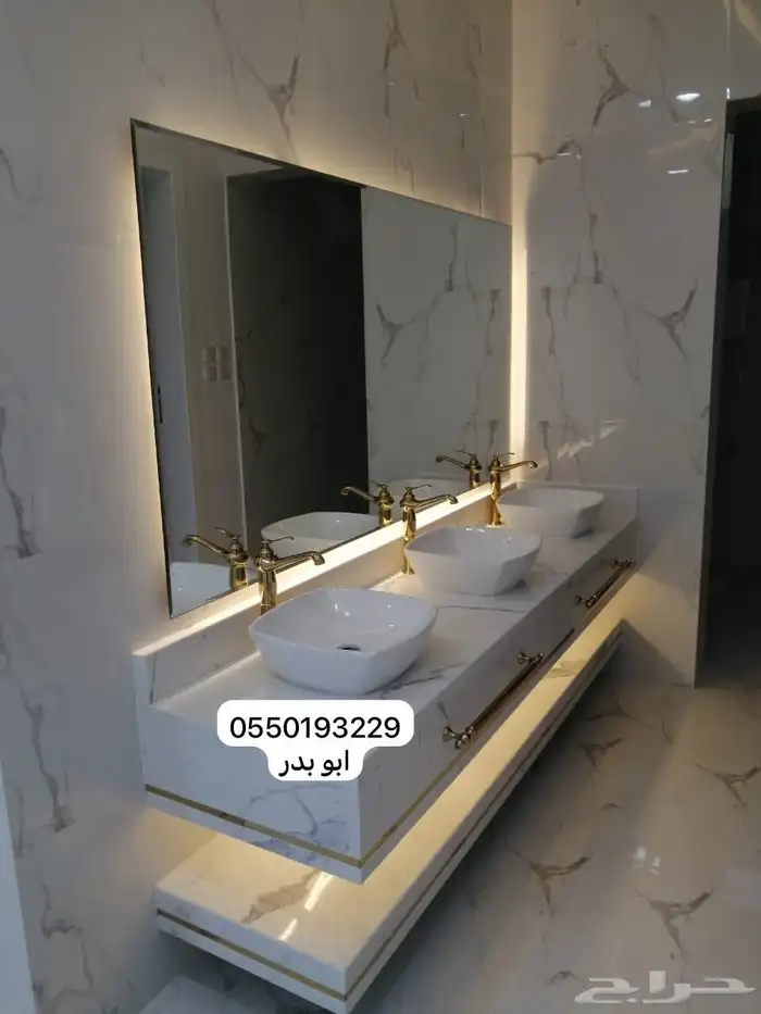 مشبات رخام وبديل رخام مغاسل رخام طبيعي وصناعي 14