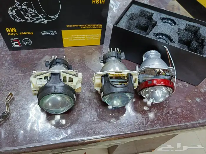 عدسات زنون لمبات محولات غطيان شمعات اصلاح ليد لرمش 10