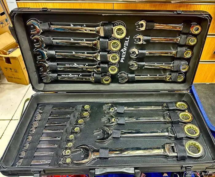 طقم مفتاح اتوماتيك متحرك Automatic spanner 0