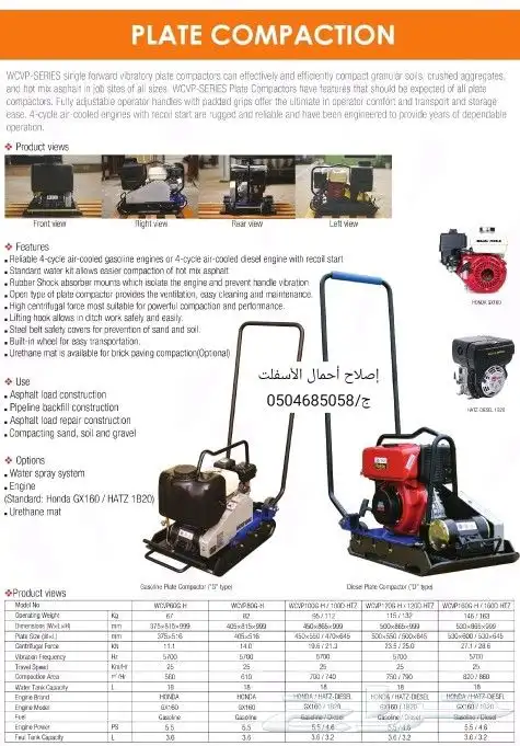 لبيع جميع انواع معدات المواقع و المقاولات _المغاسل 41