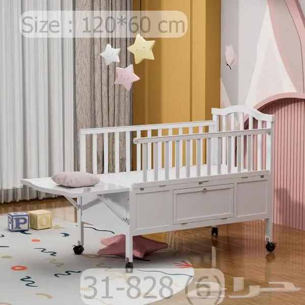 سرير اطفال خشب 5