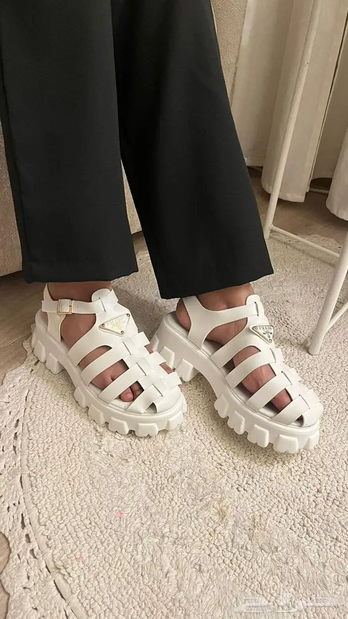 حذاء كعب صنادل برادا فالنتينو صندل نساء احذية فلانتينو PRADA 11