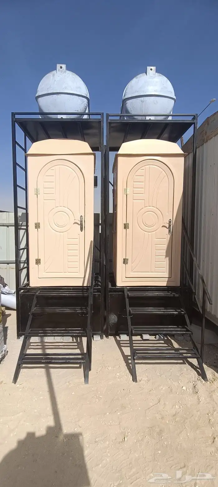 حمامات متنقله دورات مياه حمام عربي حمام افرنجي مجهزه بلكامل 0