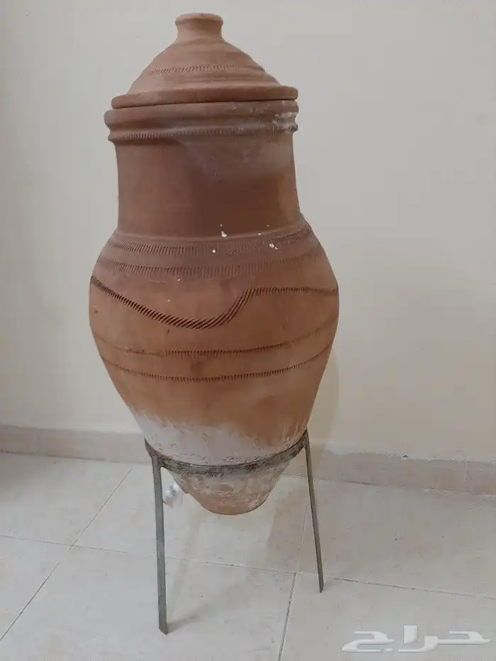 زيز ماء فخار كبير مستعمل و2صغار 1