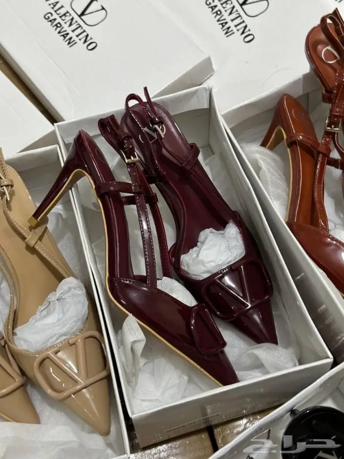 حذاء كعب صنادل برادا فالنتينو صندل نساء احذية فلانتينو PRADA 41