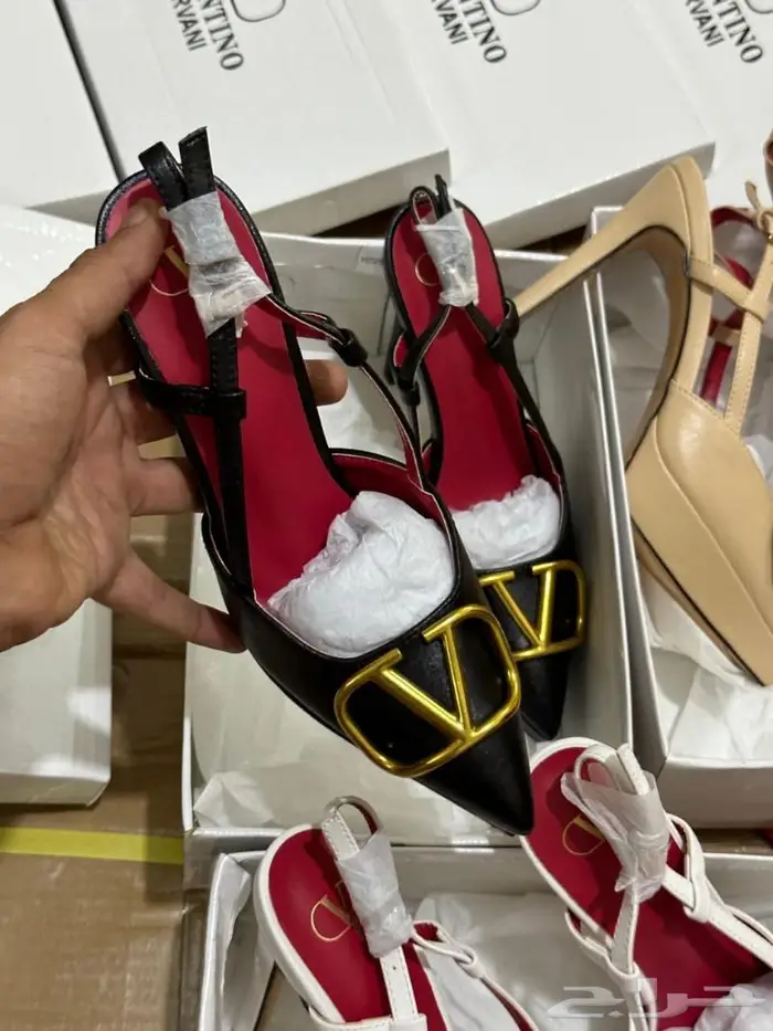 حذاء كعب صنادل برادا فالنتينو صندل نساء احذية فلانتينو PRADA 44