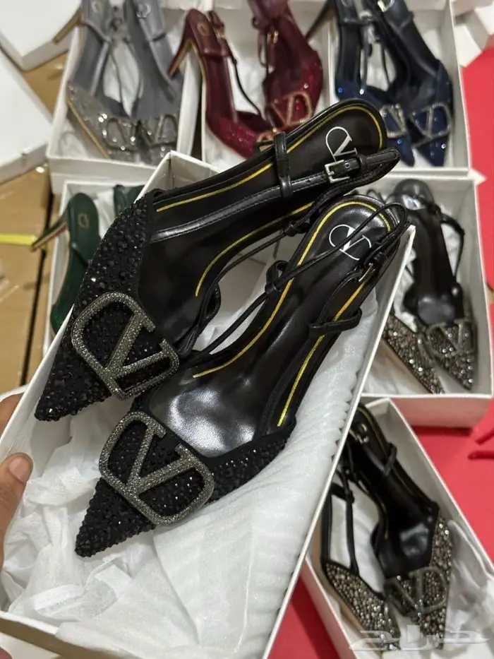 حذاء كعب صنادل برادا فالنتينو صندل نساء احذية فلانتينو PRADA 48