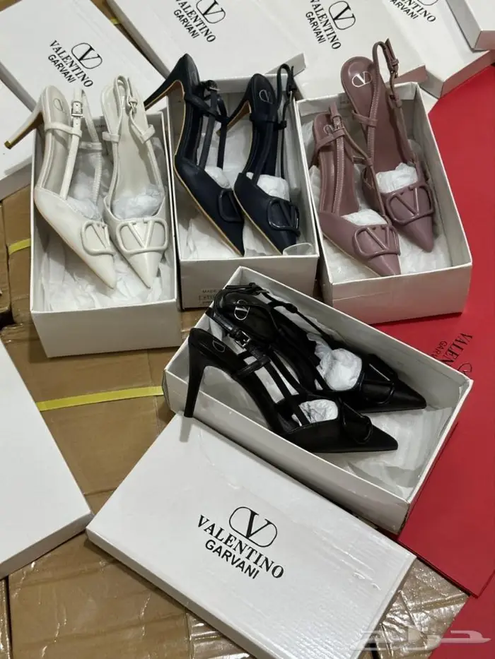 حذاء كعب صنادل برادا فالنتينو صندل نساء احذية فلانتينو PRADA 52