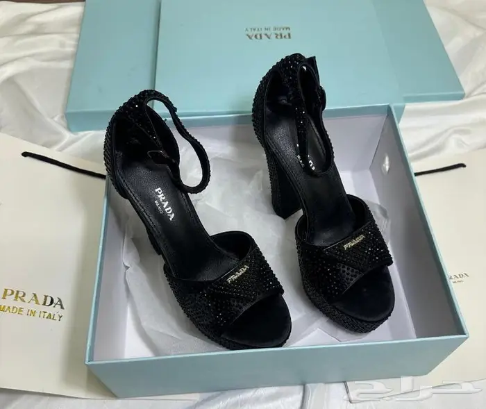 حذاء كعب صنادل برادا فالنتينو صندل نساء احذية فلانتينو PRADA 28