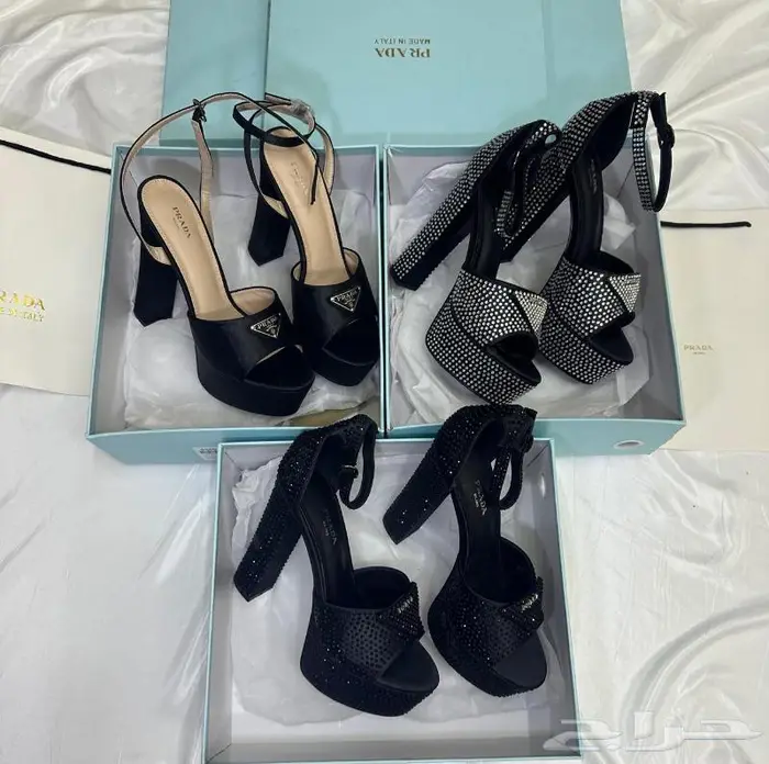 حذاء كعب صنادل برادا فالنتينو صندل نساء احذية فلانتينو PRADA 0