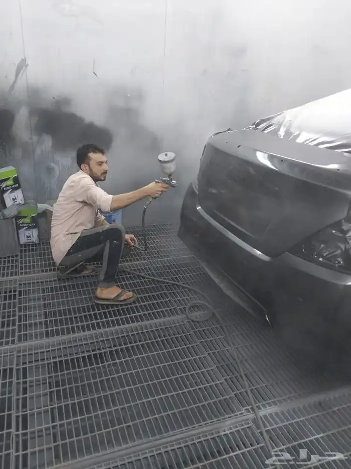 ورشه عزم الابداع صور من اعمال رش البويه معا ضمان 5 سنه 11