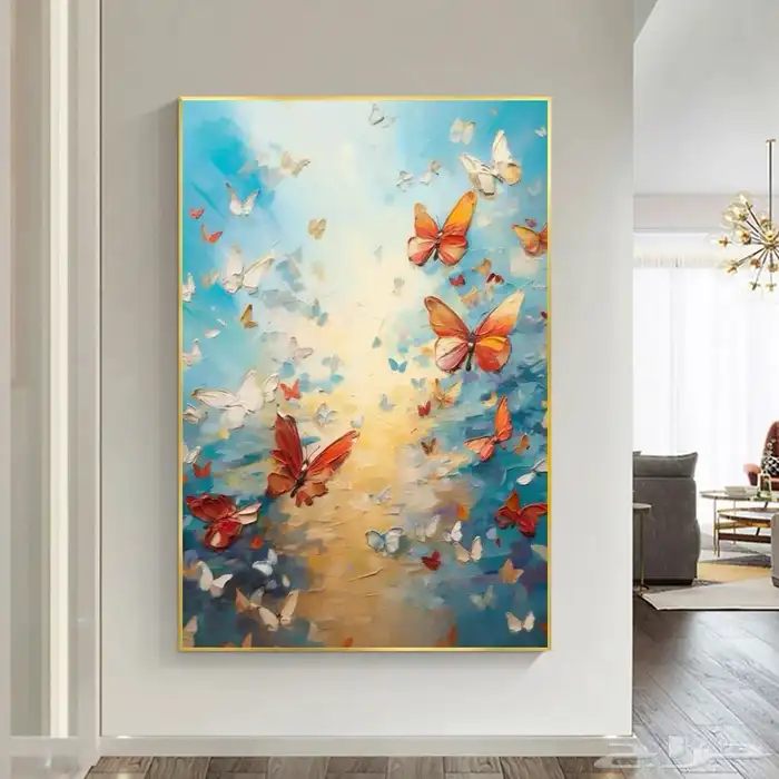 طباعة لوحات جدارية 3D لوحات الكانفس لوحات حائط 8