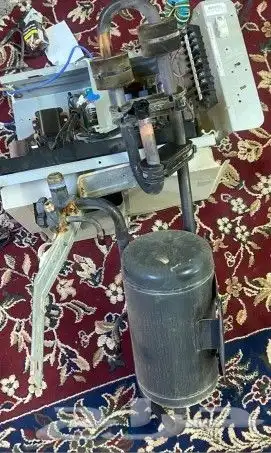 قطع غيار تكييف دولابي ال جي بوردةالكترونيه مع رديتر نحاس 1
