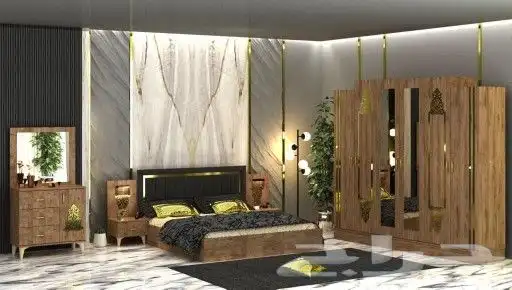 غرف نوم نفرين فاخره جدا وراقيه واتركيه 5