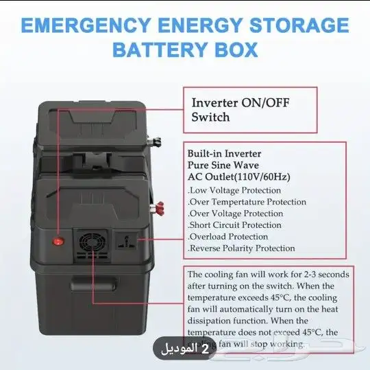 صندوق للبطارية ليثيوم LiFeP04 9