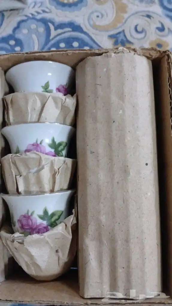 فناجيل ابو وردة الصيني القديم مقاس صغير 0